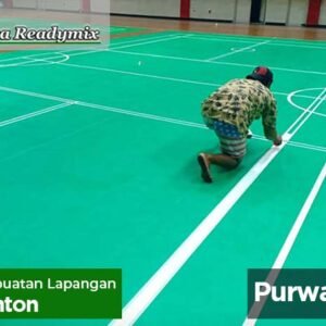 Jasa Pembuatan Lapangan Badminton Purwakarta